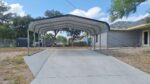 12×20 Metal Carport – Single-Car Shelter (Free Install in AR/OK/TX)