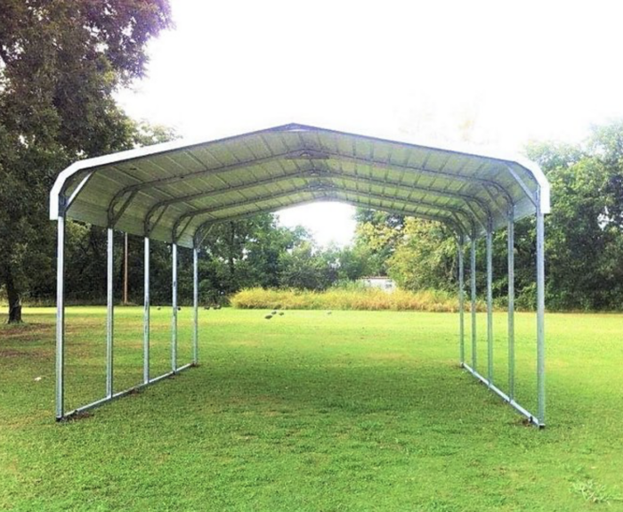 20' x 20' Metal Carport – Double Car Shelter | Custom Sizes